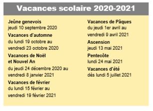 vacances 20-21
